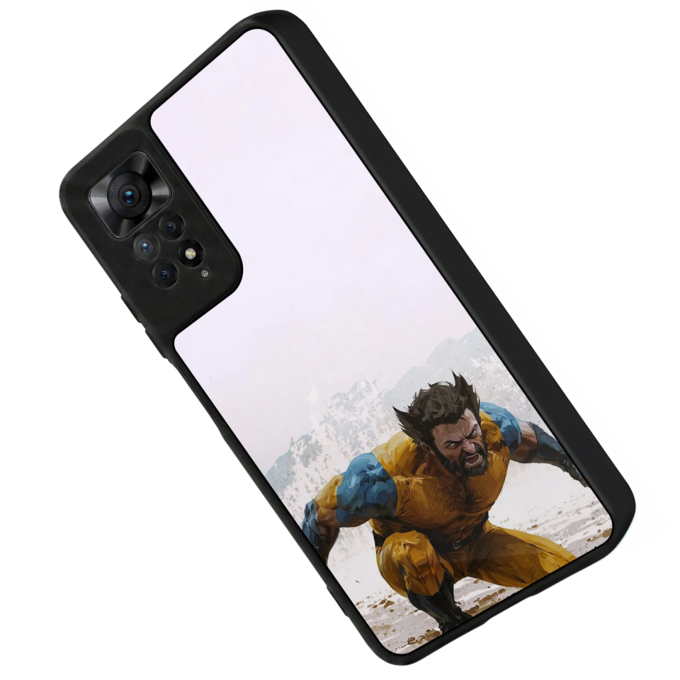 Xiaomi Redmi Note 12 Pro Uyumlu Wolverine Tasarımlı Glossy Premium Kılıf