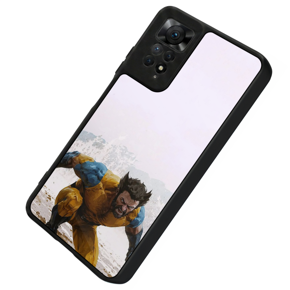 Xiaomi Redmi Note 12 Pro Uyumlu Wolverine Tasarımlı Glossy Premium Kılıf