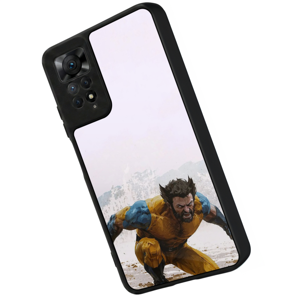 Xiaomi Redmi Note 12 Pro Uyumlu Wolverine Tasarımlı Glossy Premium Kılıf