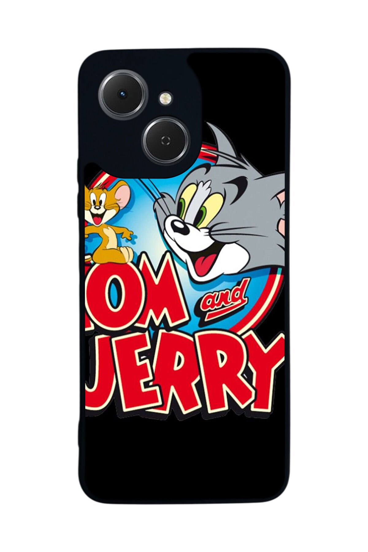 Tecno Spark 40C Uyumlu Tom And Jerry Tasarımlı Glossy Premium Kılıf