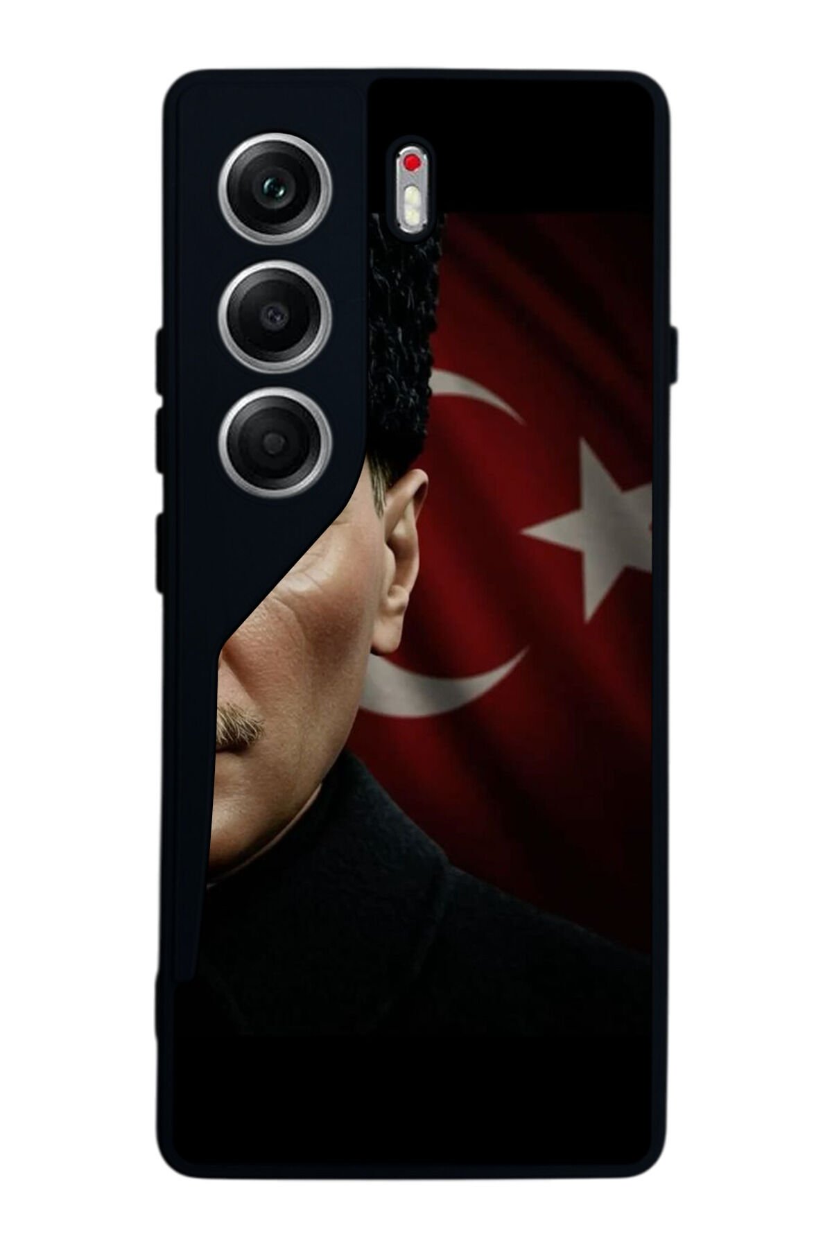 Tecno Camon 40 Uyumlu Mustafa Kemal Ataturk Tasarımlı Glossy Premium Kılıf