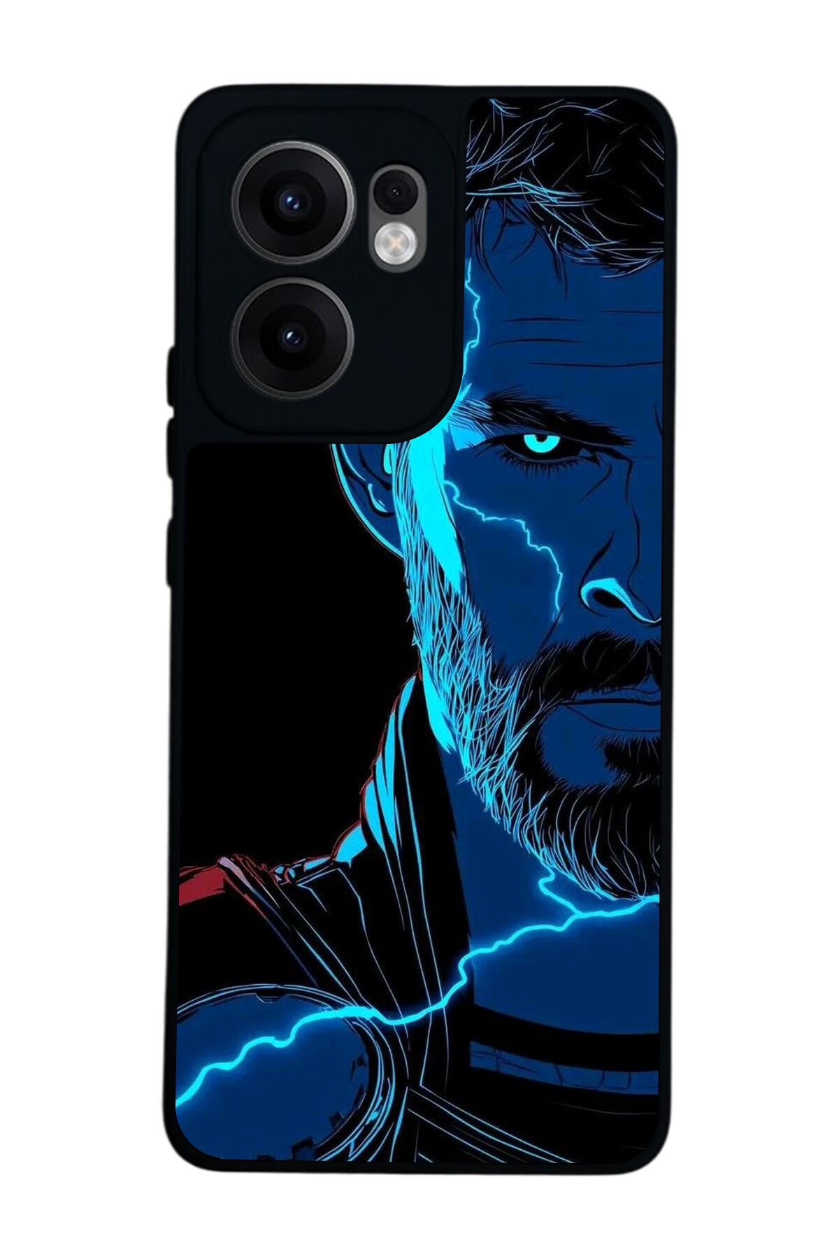 Oppo Reno 13F Uyumlu Thor Tasarımlı Glossy Premium Kılıf