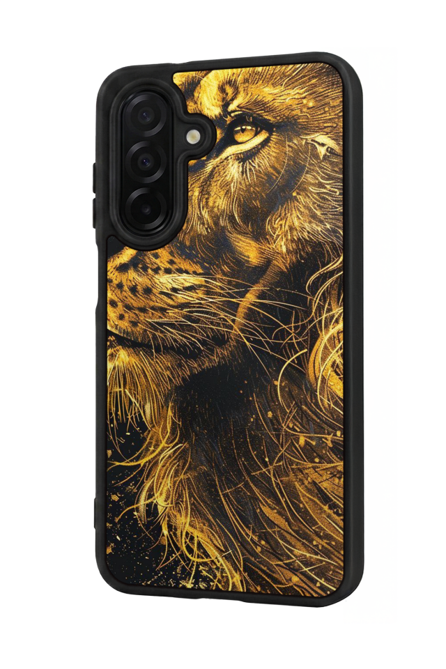 Samsung Galaxy A26 Uyumlu Aslan Tasarımlı Glossy Premium Kılıf