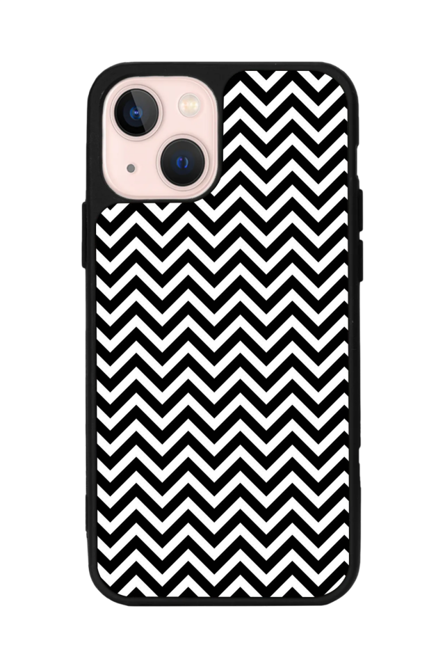 iPhone 15 Plus Uyumlu Çizgi Sanatı Tasarımlı Glossy Premium Kılıf