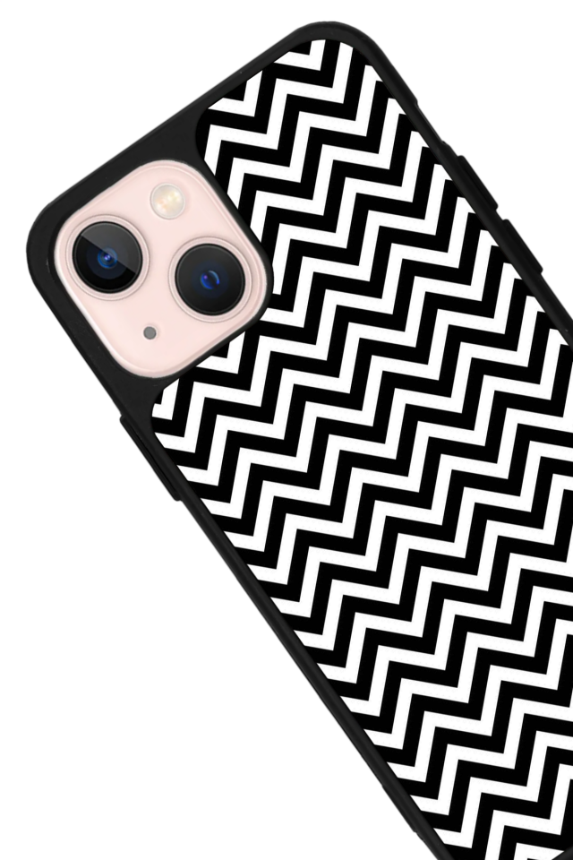 iPhone 15 Plus Uyumlu Çizgi Sanatı Tasarımlı Glossy Premium Kılıf