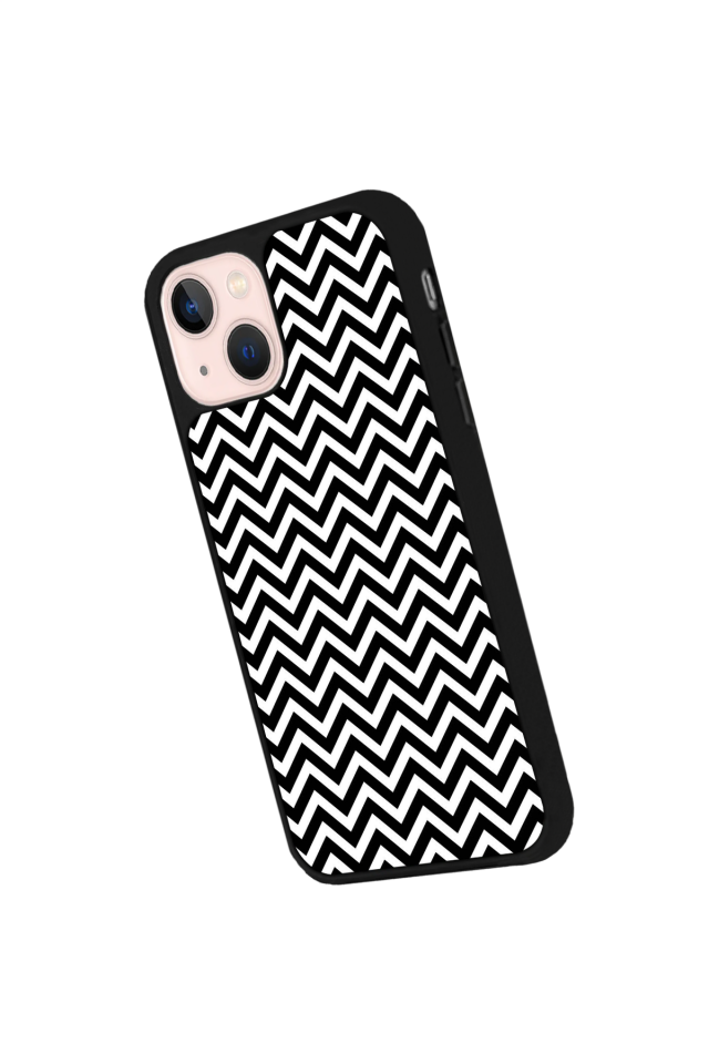 iPhone 15 Plus Uyumlu Çizgi Sanatı Tasarımlı Glossy Premium Kılıf