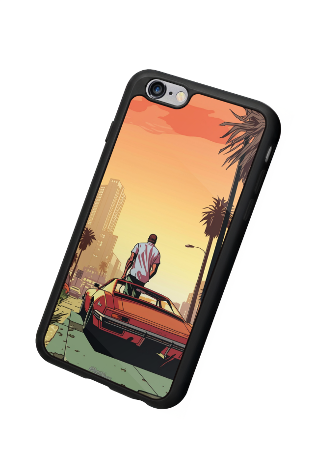 iPhone 6s Plus Uyumlu GTA Tasarımlı Glossy Premium Kılıf