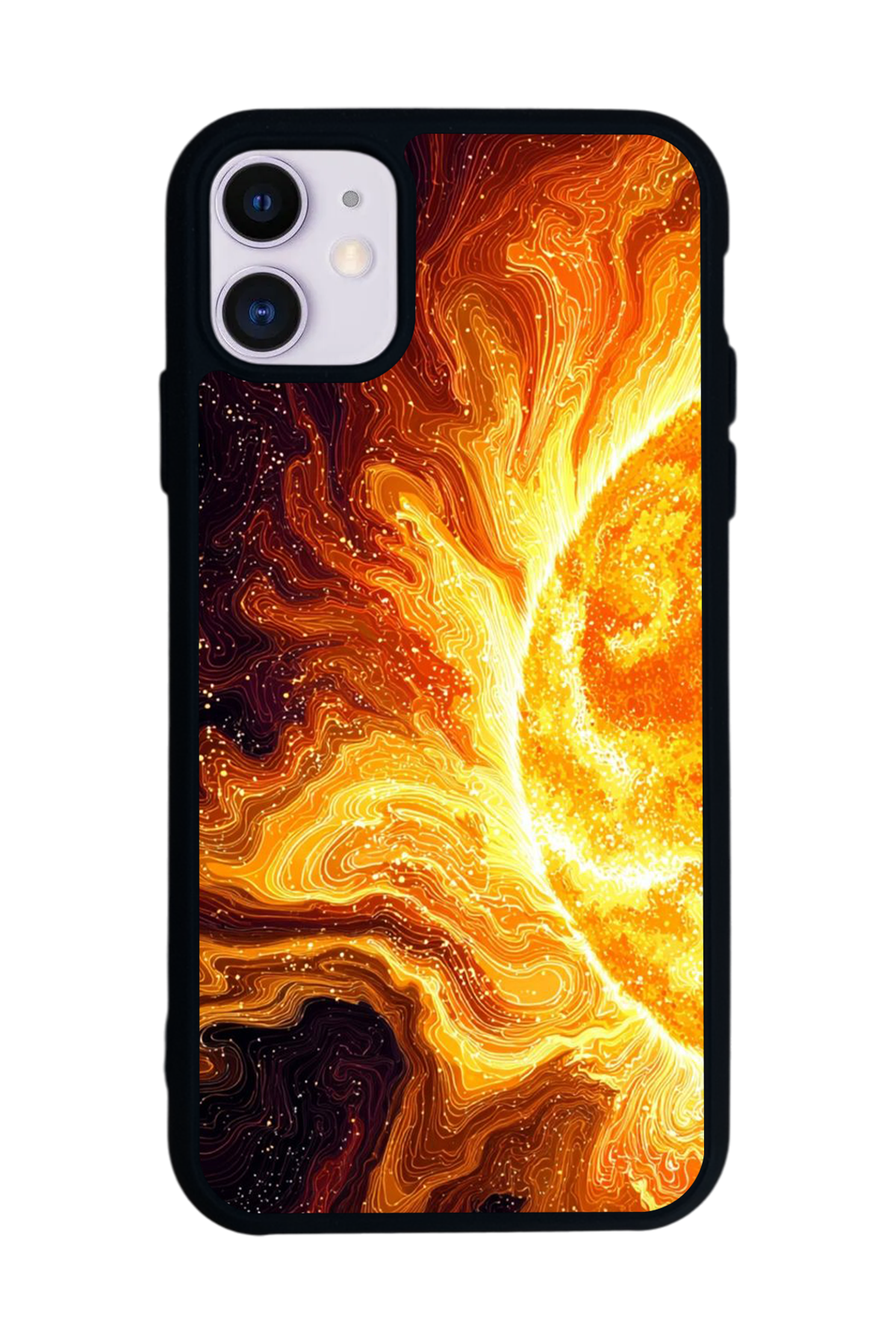 iPhone 11 Uyumlu Güneş Tasarımlı Glossy Premium Kılıf