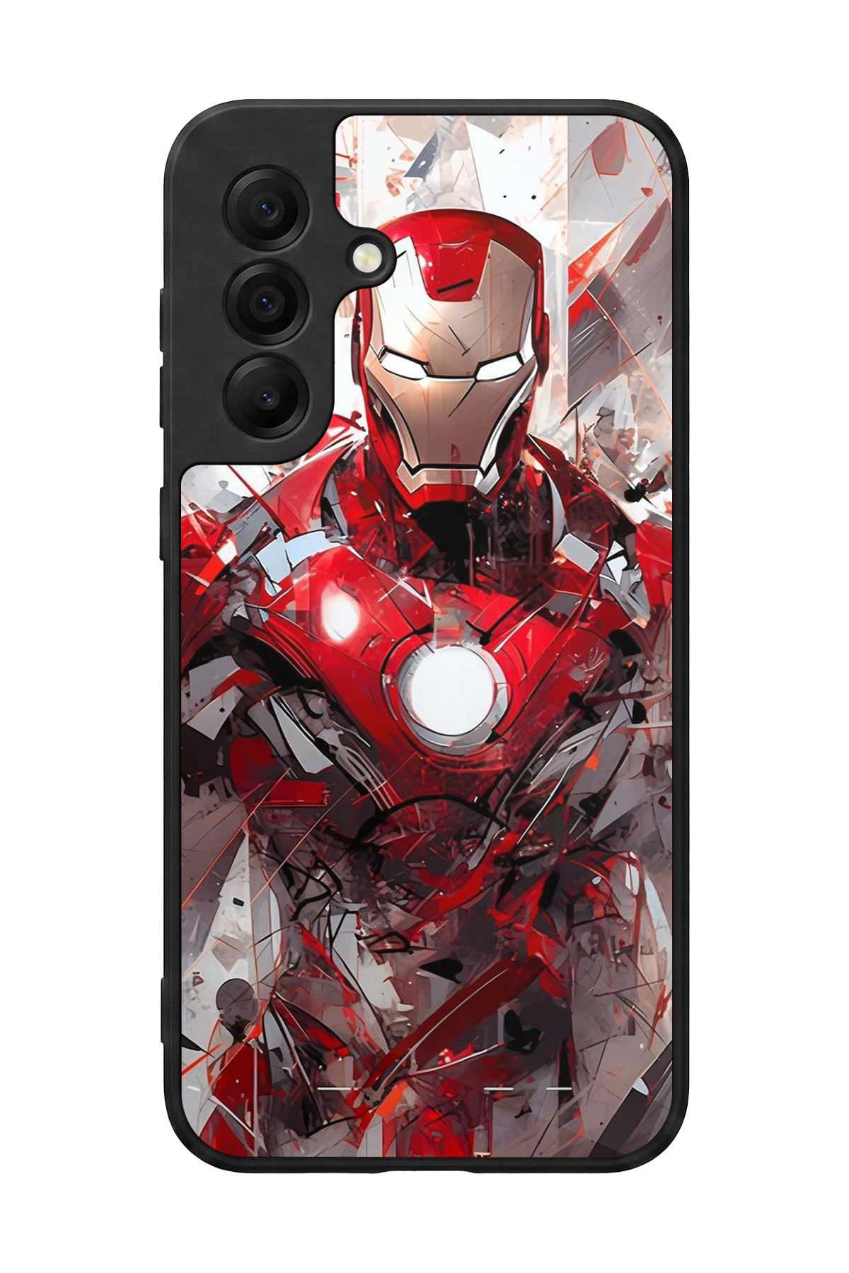 Samsung Galaxy A17 Uyumlu Iron Man ( Demir Adam ) Tasarımlı Glossy Premium Kılıf