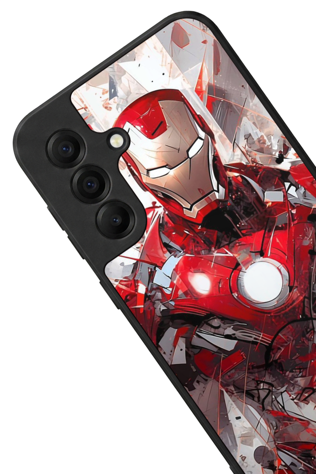 Samsung Galaxy A17 Uyumlu Iron Man ( Demir Adam ) Tasarımlı Glossy Premium Kılıf