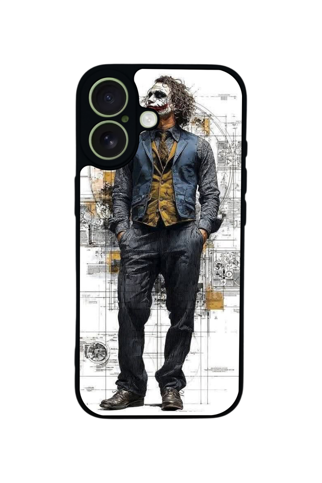 iPhone 17 Uyumlu Joker Tasarımlı Glossy Premium Kılıf