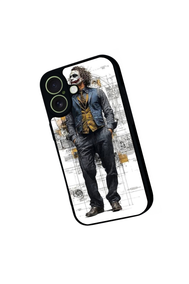 iPhone 17 Uyumlu Joker Tasarımlı Glossy Premium Kılıf