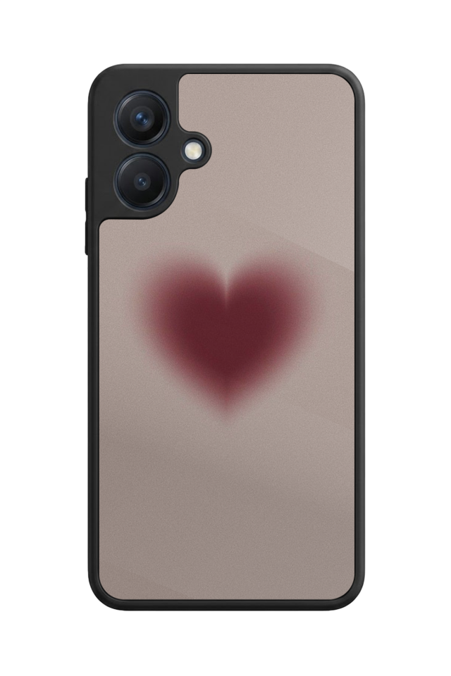 Samsung Galaxy A07 Uyumlu Kalp Love Tasarımlı Glossy Premium Kılıf