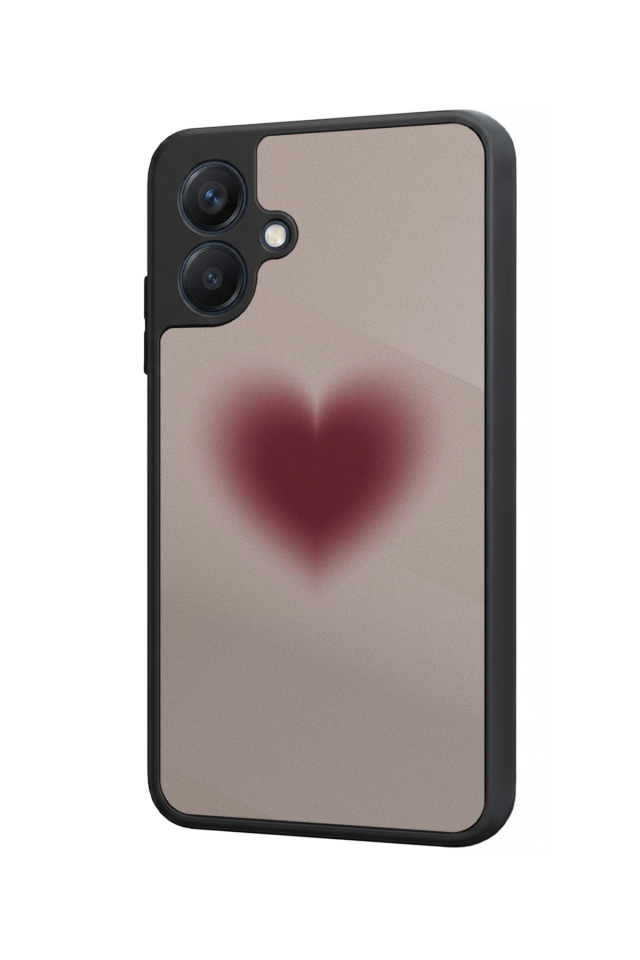 Samsung Galaxy A07 Uyumlu Kalp Love Tasarımlı Glossy Premium Kılıf
