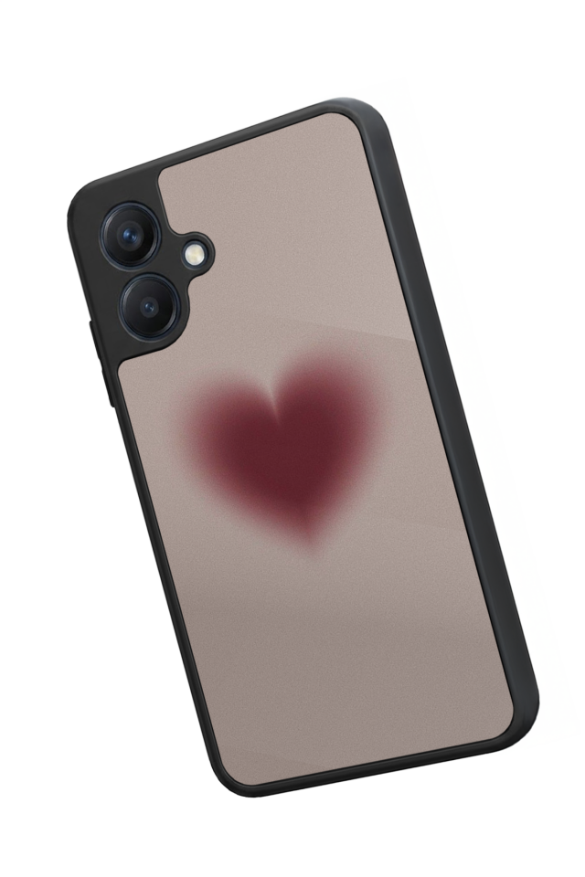 Samsung Galaxy A07 Uyumlu Kalp Love Tasarımlı Glossy Premium Kılıf