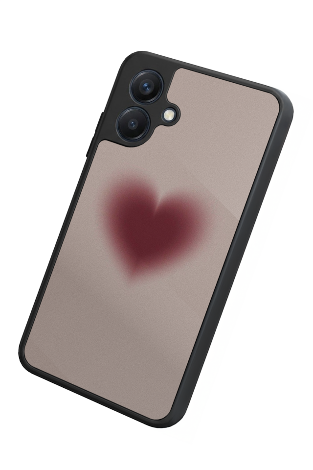Samsung Galaxy A07 Uyumlu Kalp Love Tasarımlı Glossy Premium Kılıf