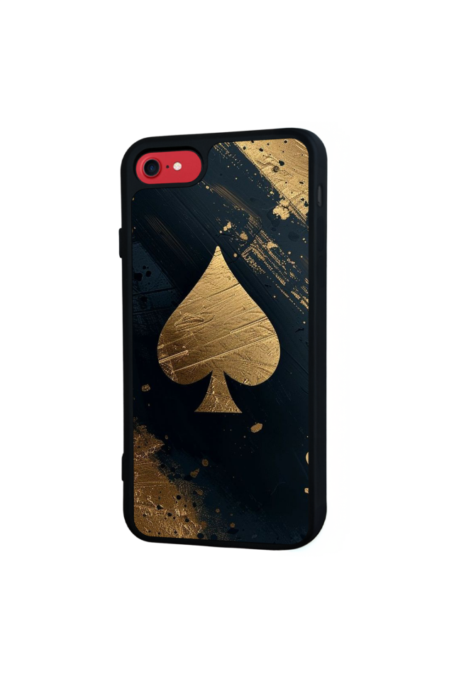 iPhone SE Uyumlu Kart Tasarımlı Glossy Premium Kılıf