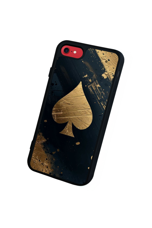 iPhone SE Uyumlu Kart Tasarımlı Glossy Premium Kılıf
