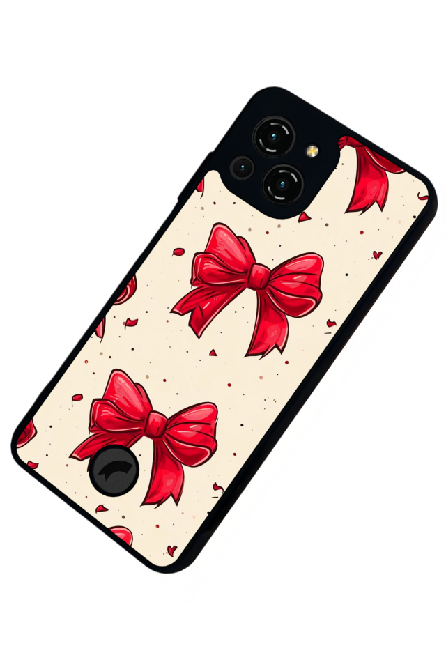 Reeder S23 Pro Max Uyumlu Kurdele Tasarımlı Glossy Premium Kılıf