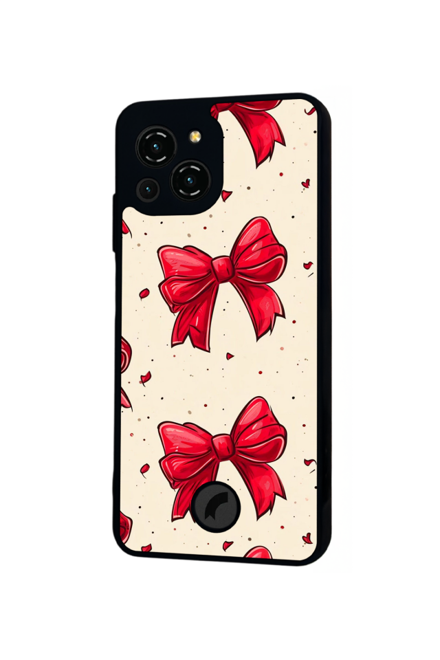 Reeder S23 Pro Max Uyumlu Kurdele Tasarımlı Glossy Premium Kılıf