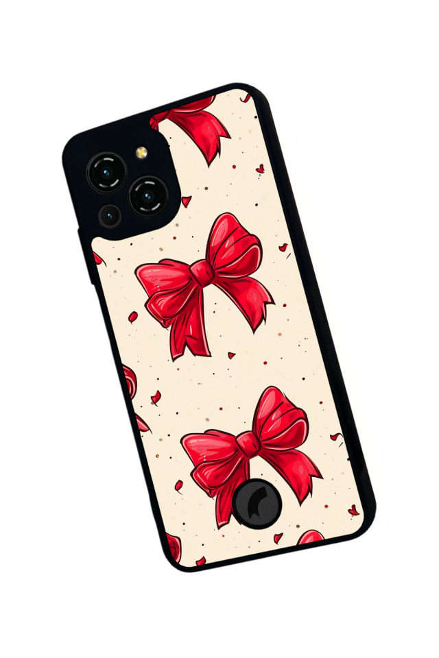 Reeder S23 Pro Max Uyumlu Kurdele Tasarımlı Glossy Premium Kılıf