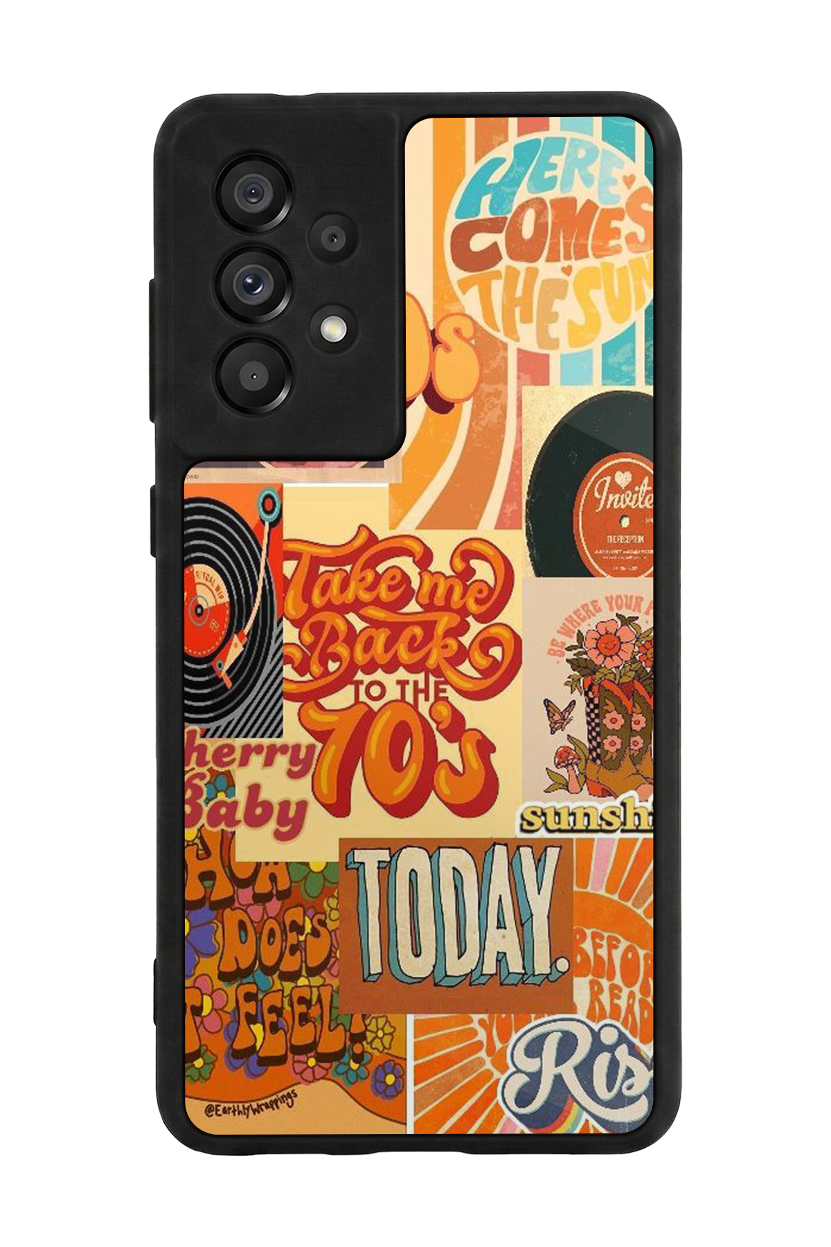 Samsung Galaxy A73 Uyumlu Poster Tasarımlı Glossy Premium Kılıf