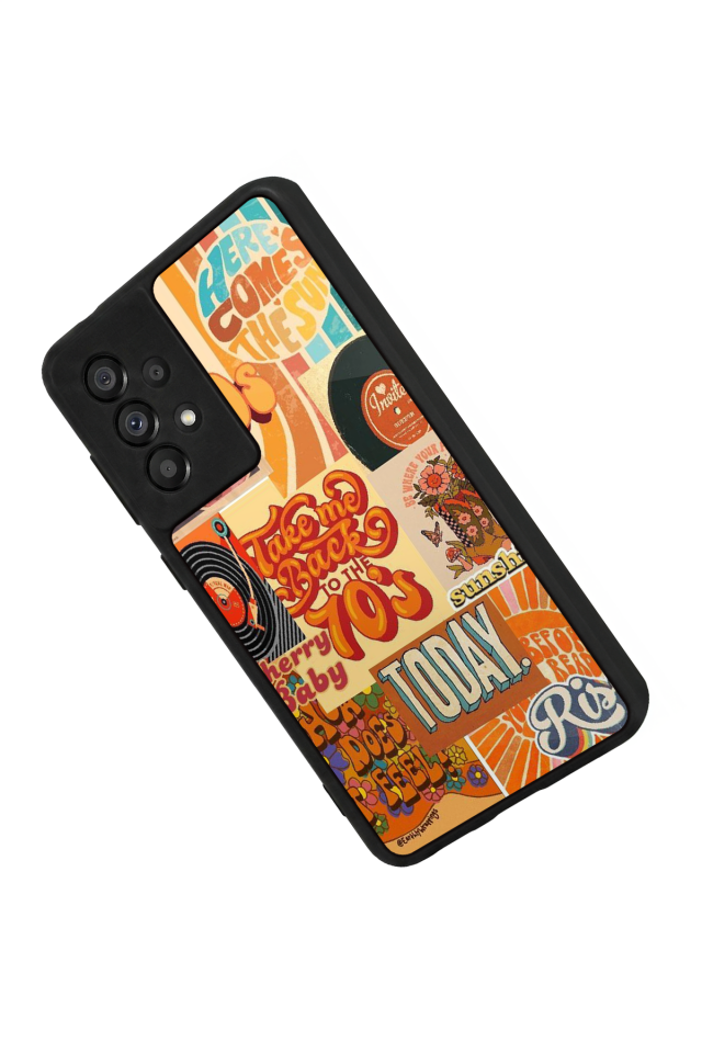 Samsung Galaxy A73 Uyumlu Poster Tasarımlı Glossy Premium Kılıf