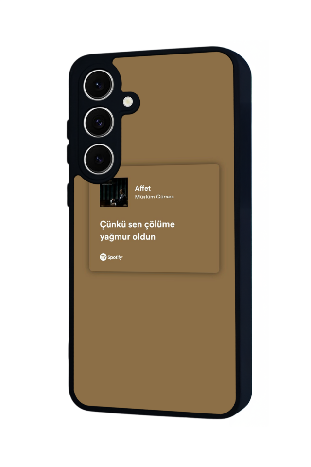 Samsung Galaxy A16 Uyumlu Sarki Sozleri Tasarımlı Glossy Premium Kılıf