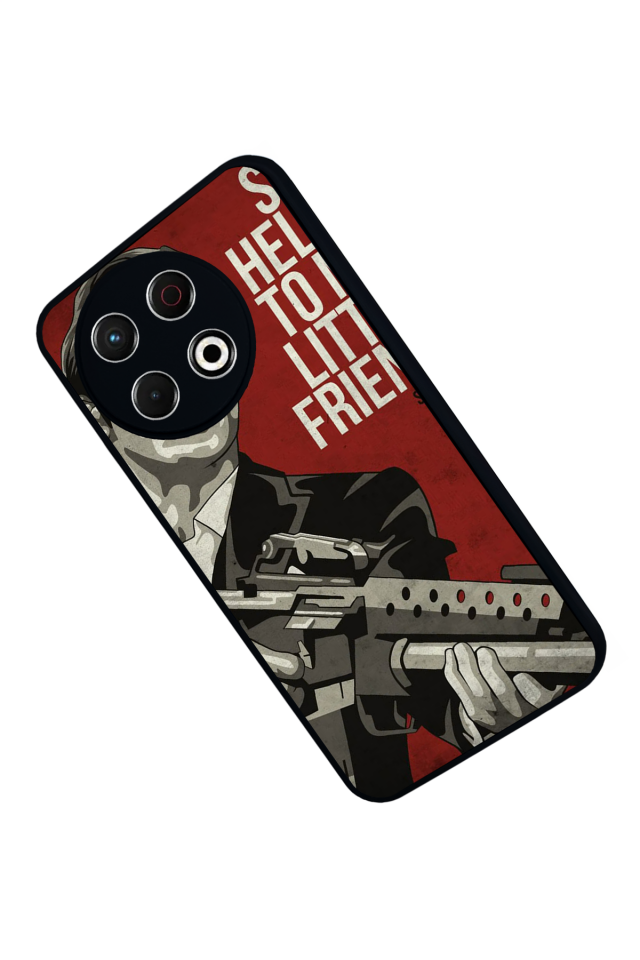 Tecno Spark 30 Pro Uyumlu Scarface Tasarımlı Glossy Premium Kılıf