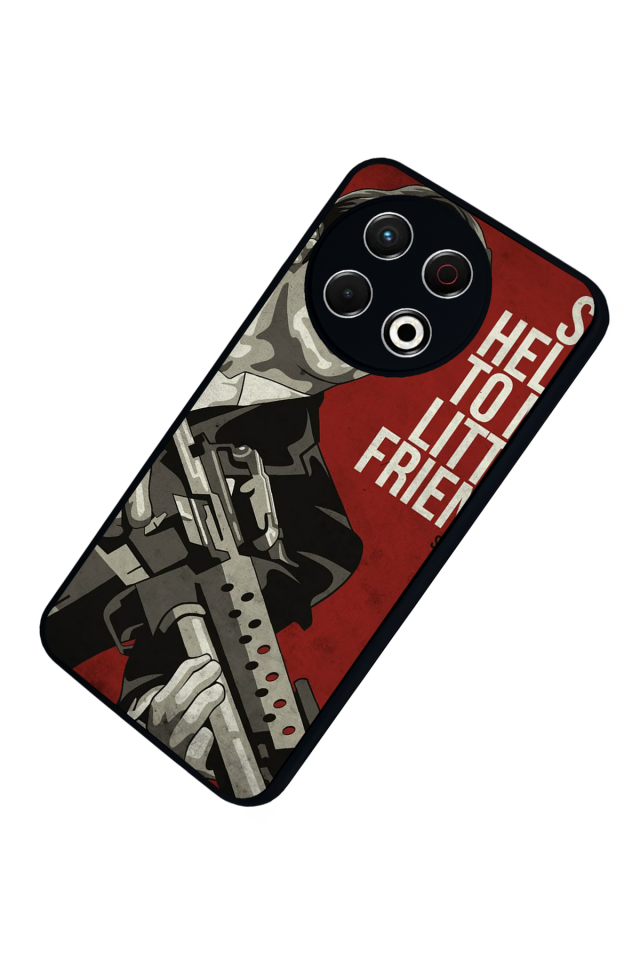 Tecno Spark 30 Pro Uyumlu Scarface Tasarımlı Glossy Premium Kılıf