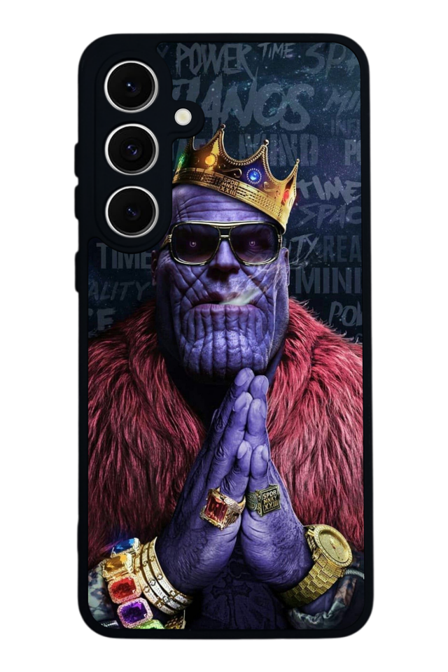 Samsung Galaxy S24 FE Uyumlu Thanos Tasarımlı Glossy Premium Kılıf