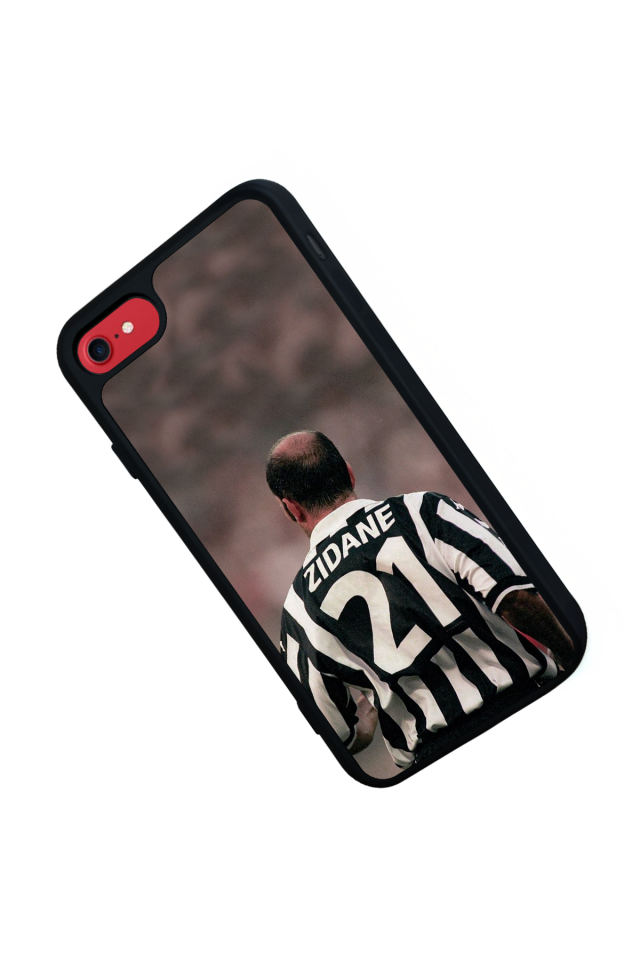 iPhone 8 Uyumlu Zidane Tasarımlı Glossy Premium Kılıf