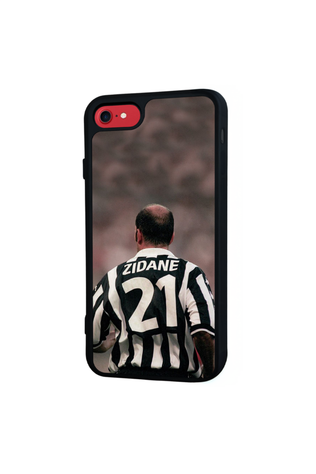 iPhone 8 Uyumlu Zidane Tasarımlı Glossy Premium Kılıf