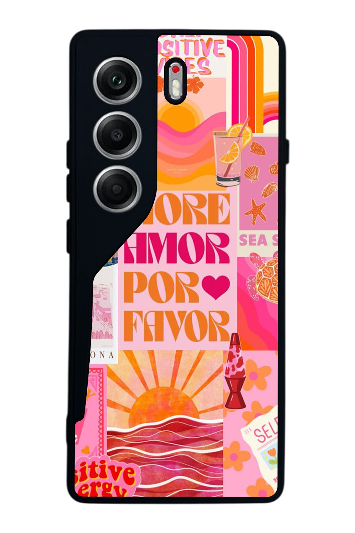 Tecno Camon 40 Uyumlu Poster Tasarımlı Glossy Premium Kılıf