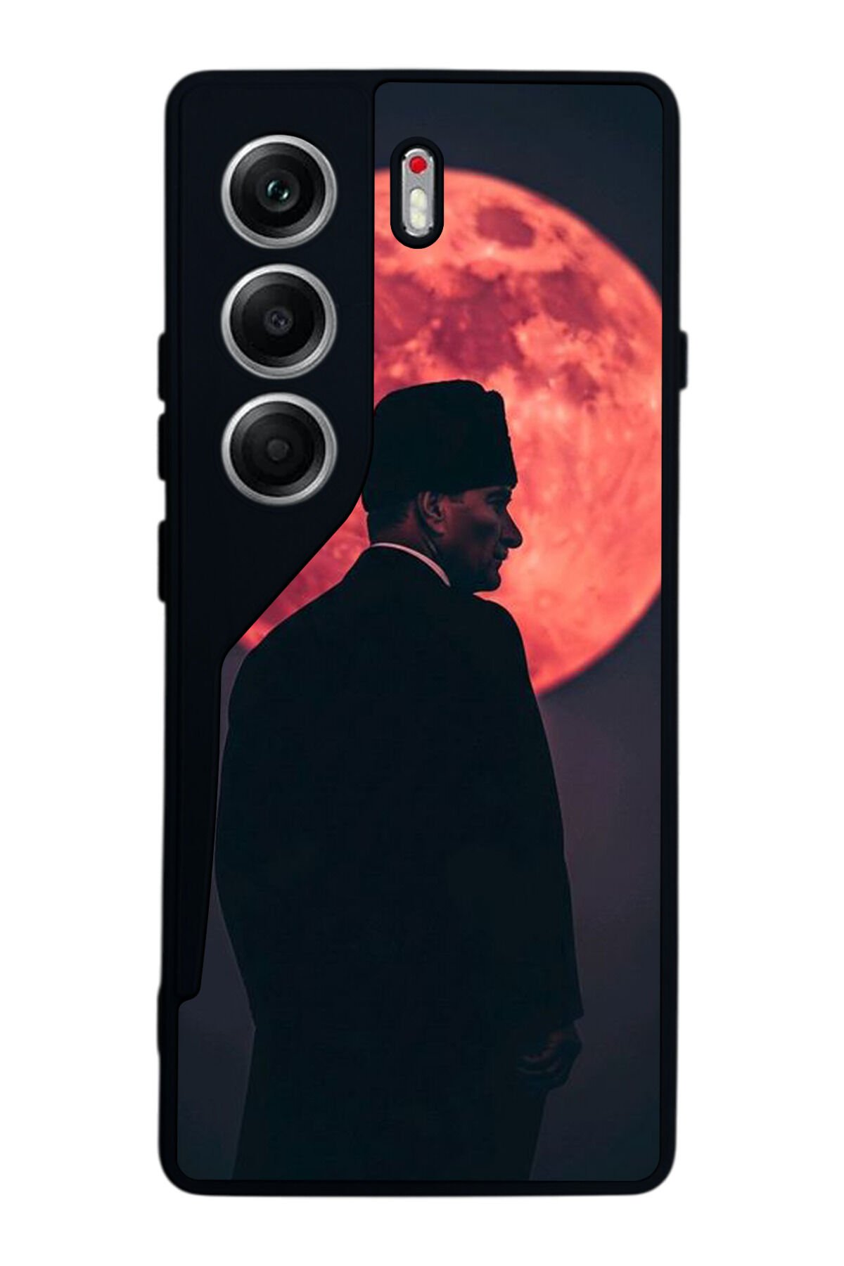 Tecno Camon 40 Uyumlu Mustafa Kemal Ataturk Tasarımlı Glossy Premium Kılıf