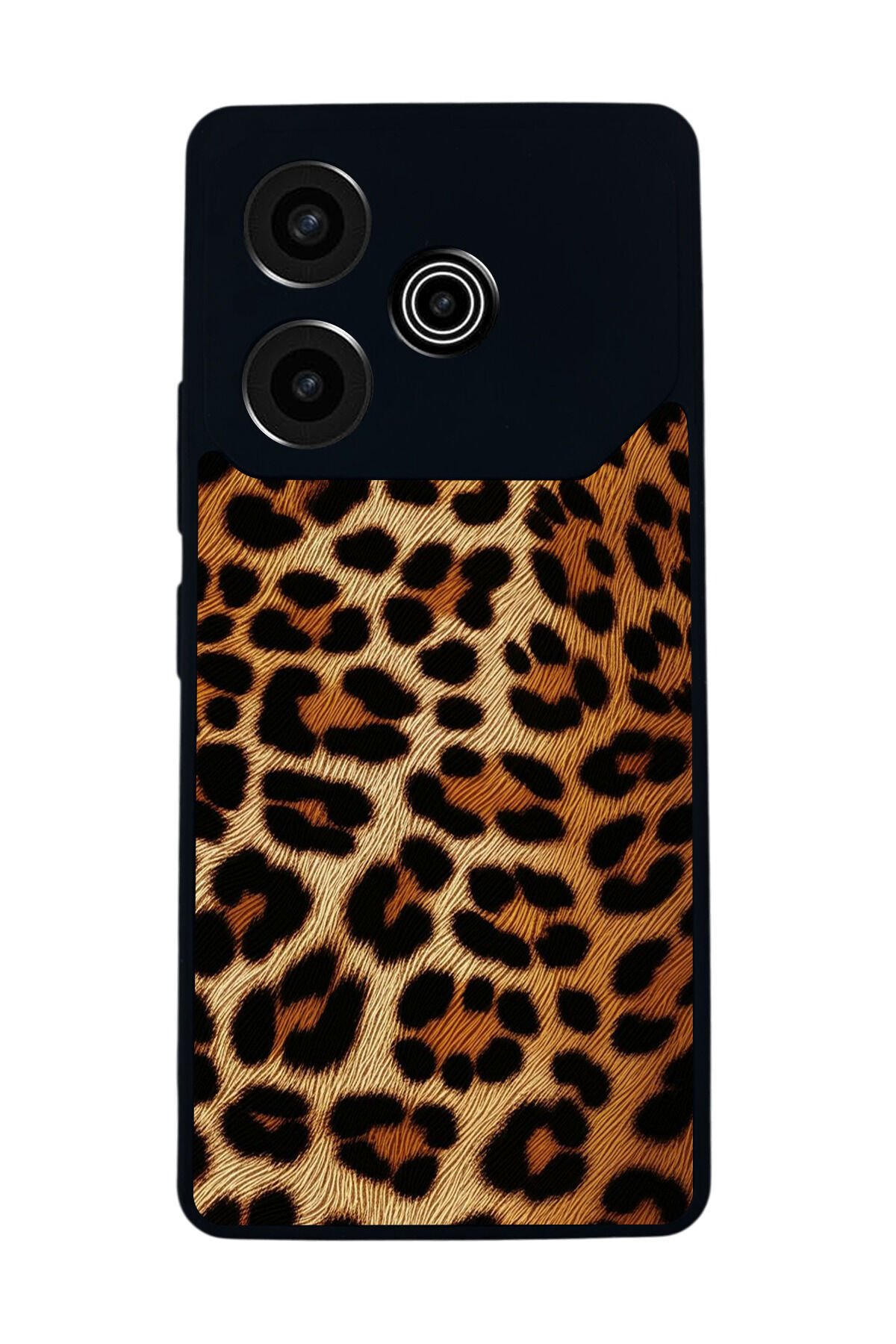 Tecno Pova 6 Uyumlu Leopar Tasarımlı Glossy Premium Kılıf