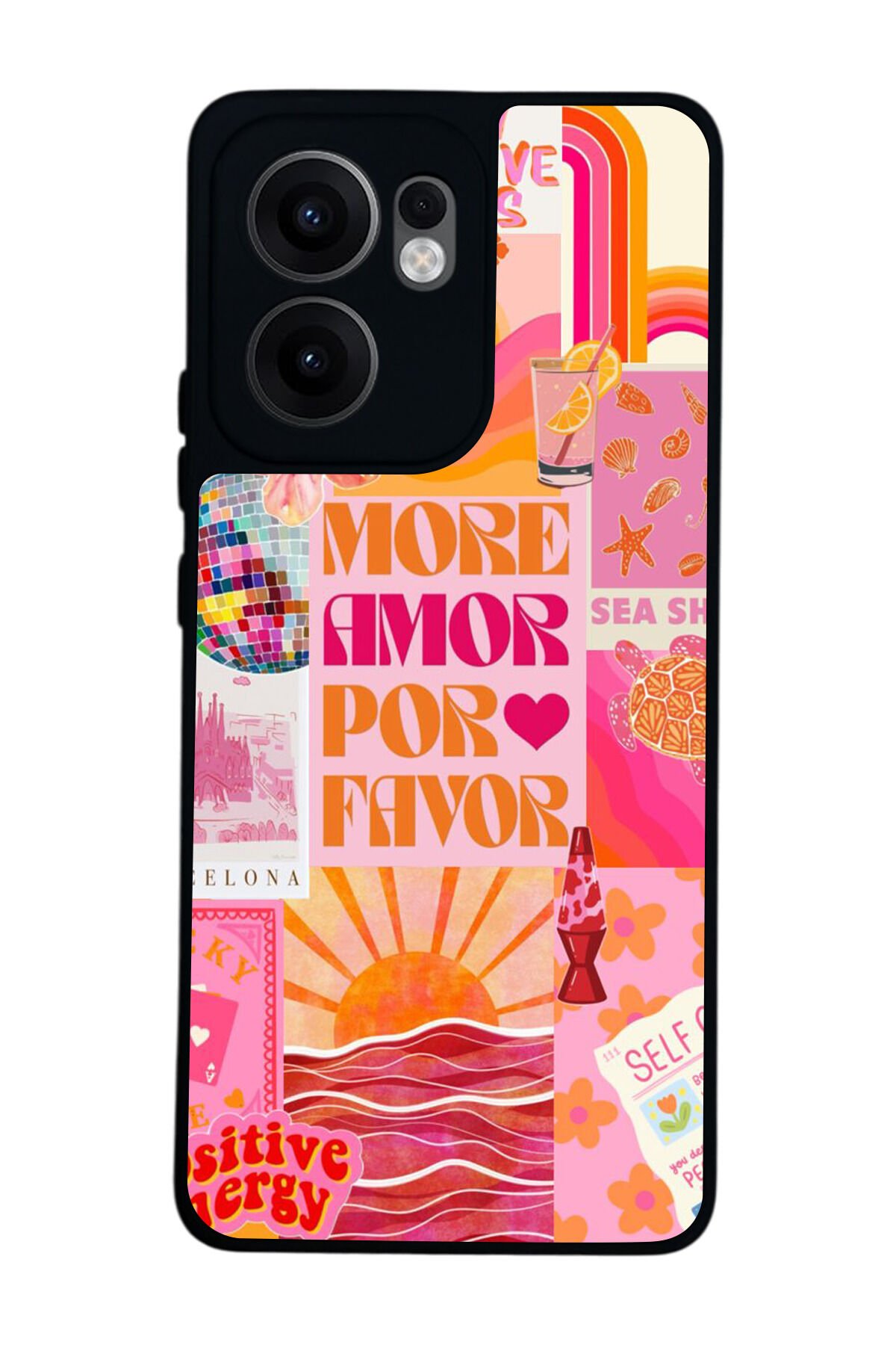 Oppo Reno 13F Uyumlu Poster Tasarımlı Glossy Premium Kılıf