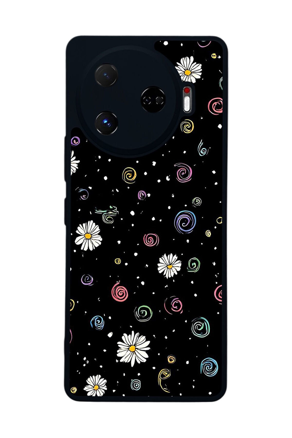 Tecno Camon 30 Pro Uyumlu Floral Tasarımlı Glossy Premium Kılıf