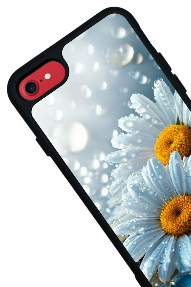 iPhone 7 Uyumlu Cicek Tasarımlı Glossy Premium Kılıf