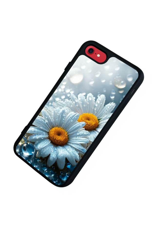 iPhone 7 Uyumlu Cicek Tasarımlı Glossy Premium Kılıf