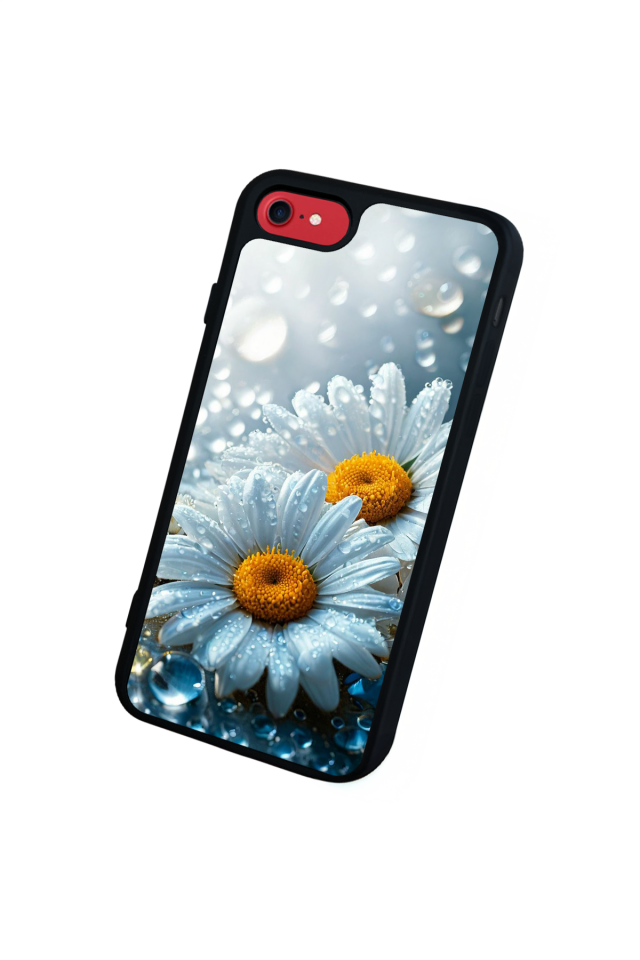 iPhone 7 Uyumlu Cicek Tasarımlı Glossy Premium Kılıf