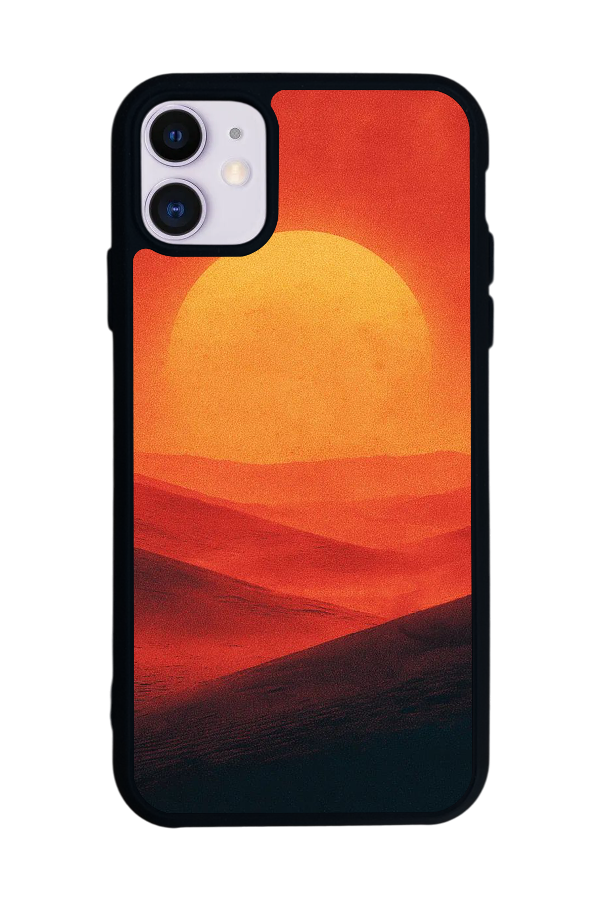 iPhone 11 Uyumlu Güneş Tasarımlı Glossy Premium Kılıf