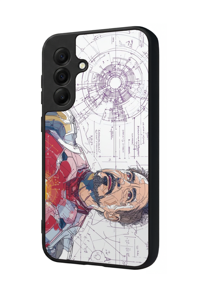 Samsung Galaxy A17 Uyumlu Iron Man ( Demir Adam ) Tasarımlı Glossy Premium Kılıf