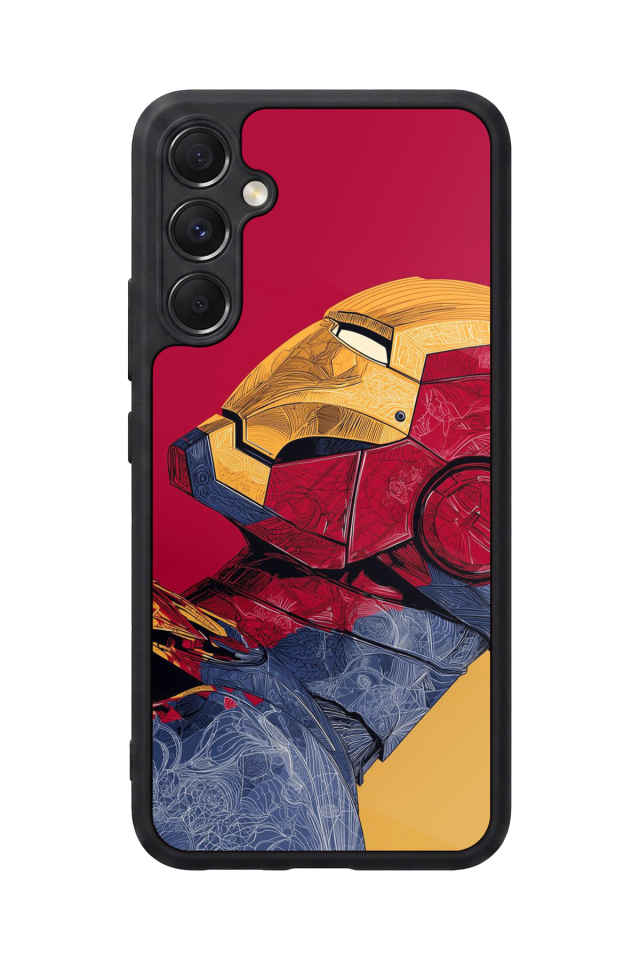 Samsung Galaxy A34 Uyumlu  Iron Man ( Demir Adam ) Tasarımlı Glossy Premium Kılıf