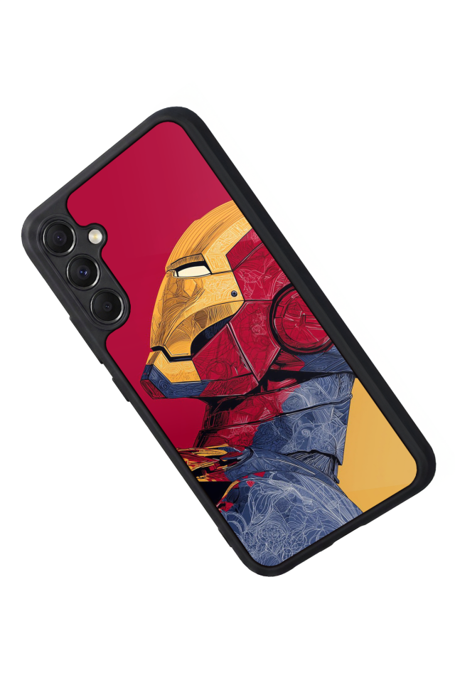 Samsung Galaxy A34 Uyumlu  Iron Man ( Demir Adam ) Tasarımlı Glossy Premium Kılıf