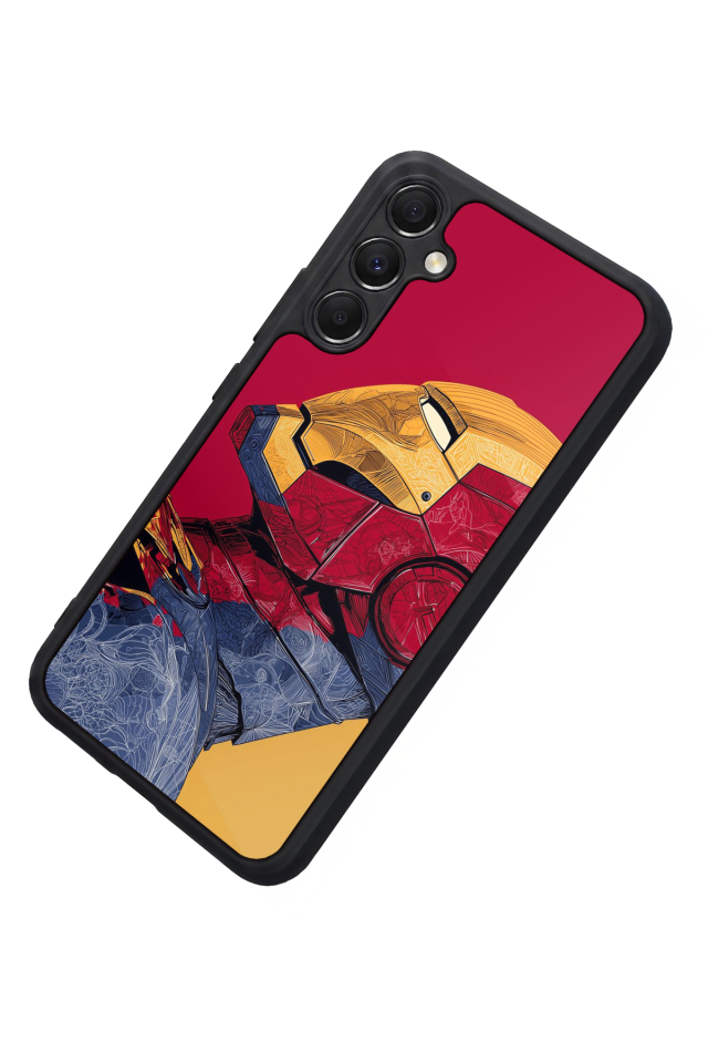 Samsung Galaxy A34 Uyumlu  Iron Man ( Demir Adam ) Tasarımlı Glossy Premium Kılıf