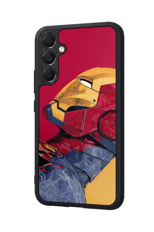 Samsung Galaxy A34 Uyumlu  Iron Man ( Demir Adam ) Tasarımlı Glossy Premium Kılıf