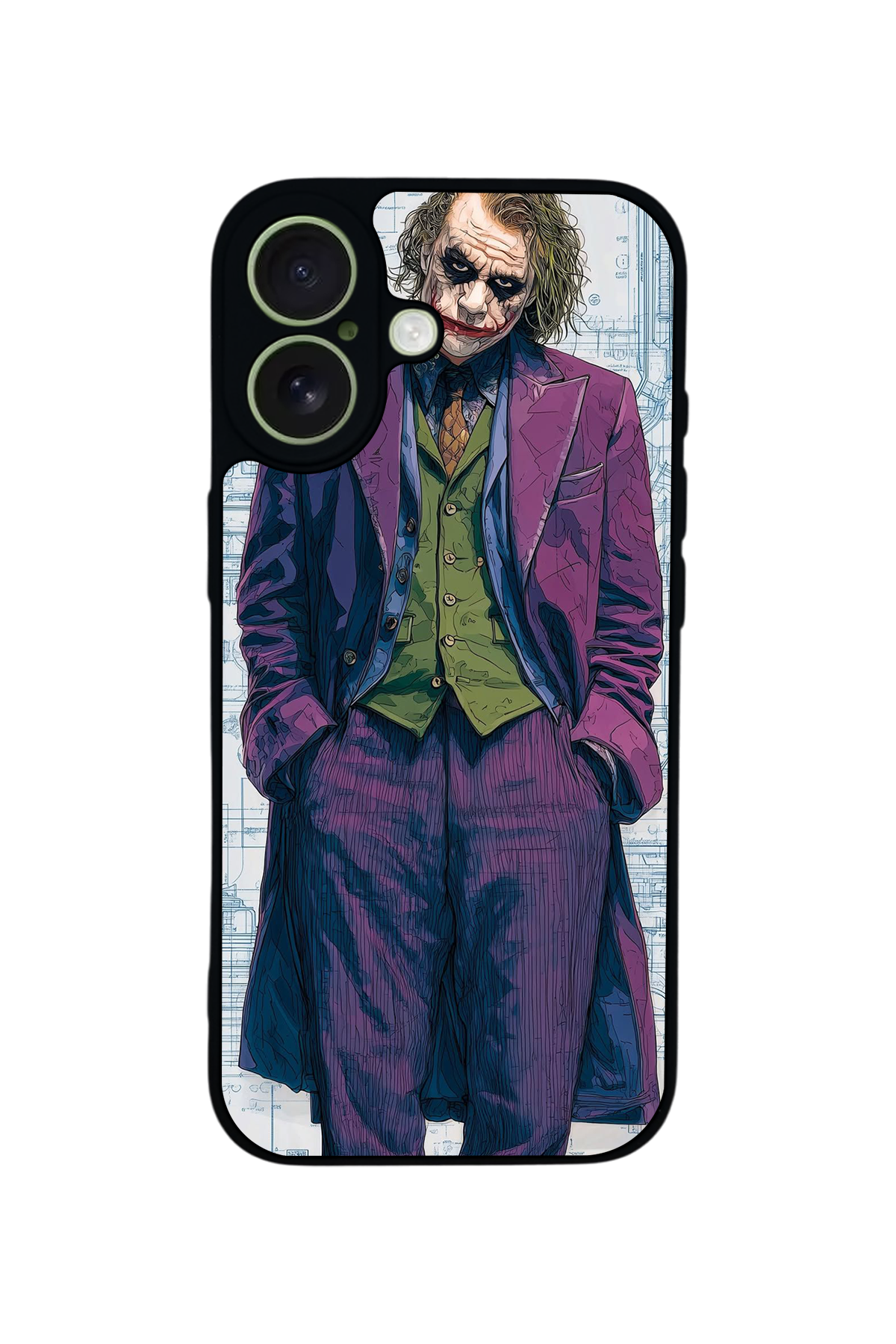 iPhone 17 Uyumlu Joker Tasarımlı Glossy Premium Kılıf