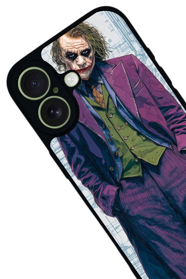 iPhone 17 Uyumlu Joker Tasarımlı Glossy Premium Kılıf