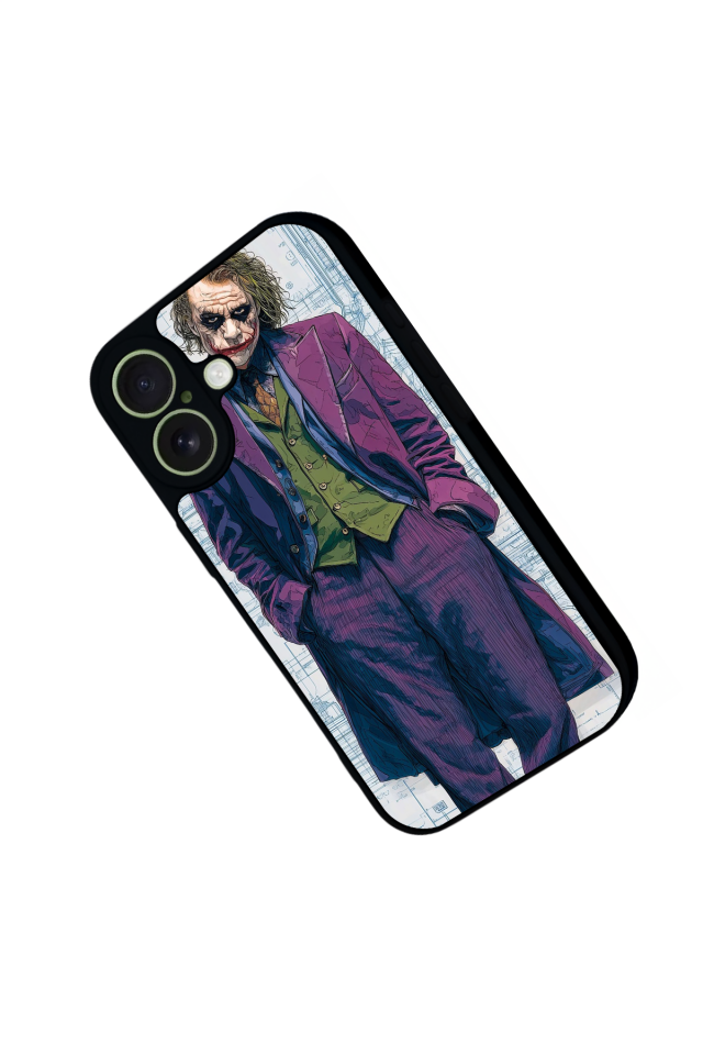 iPhone 17 Uyumlu Joker Tasarımlı Glossy Premium Kılıf
